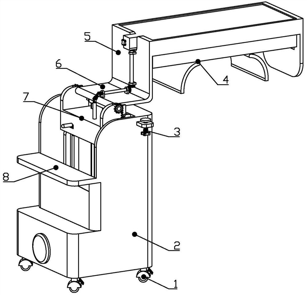 Pressure-proof protection device for postoperative care for hepatobiliary surgery department