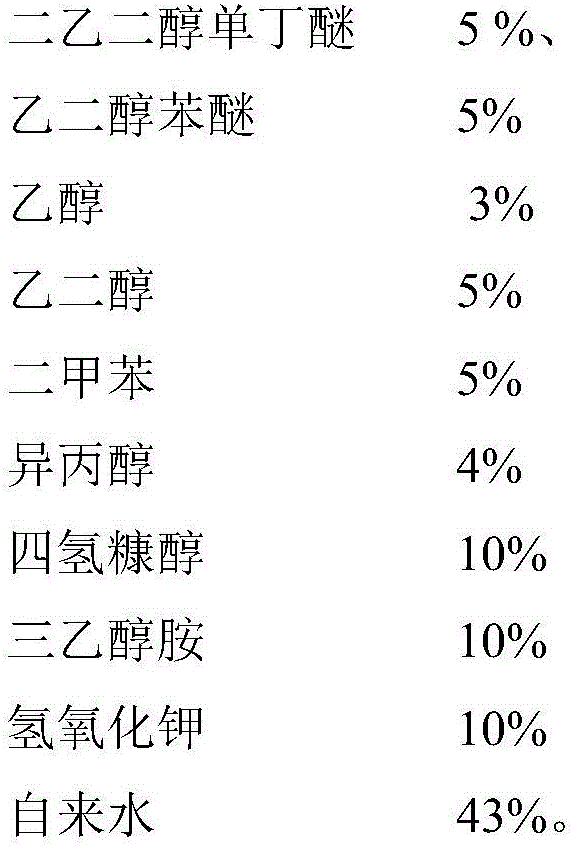 Mobile phone touch screen polarizer cleaning agent and preparation method and application thereof