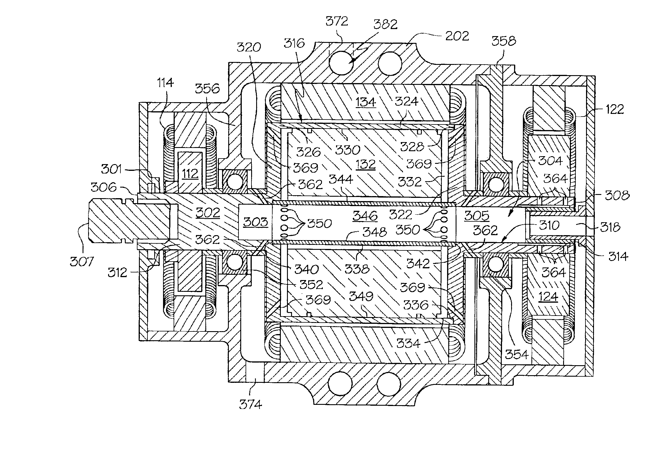 High speed generator with the main rotor housed inside the shaft