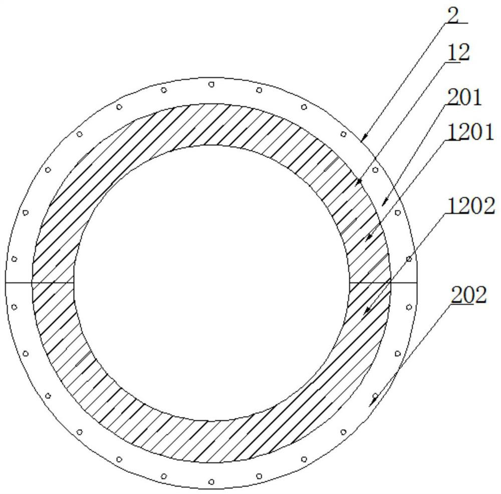 Sectional assembling steel sleeve