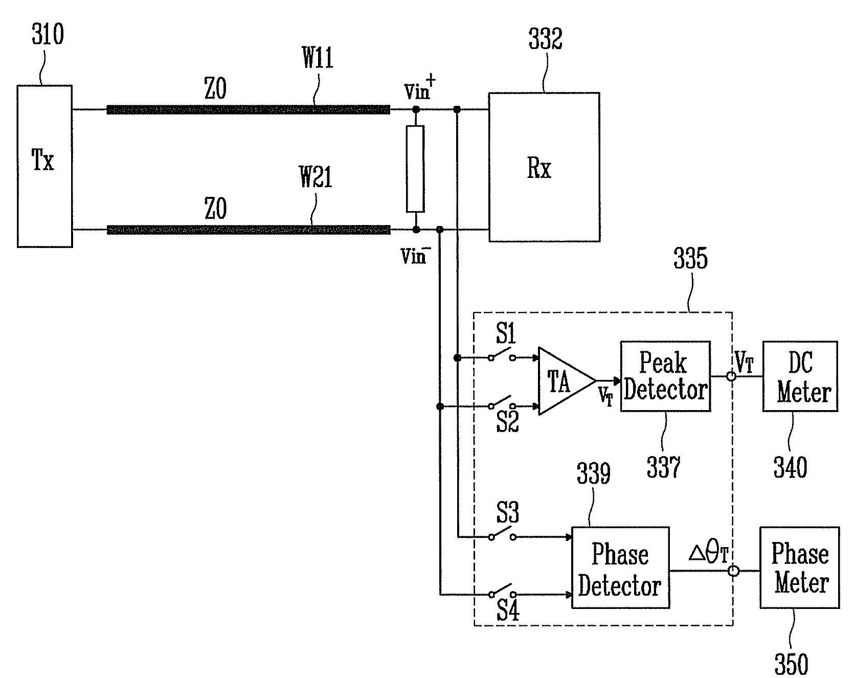 Differential signaling system and flat panel display with the same