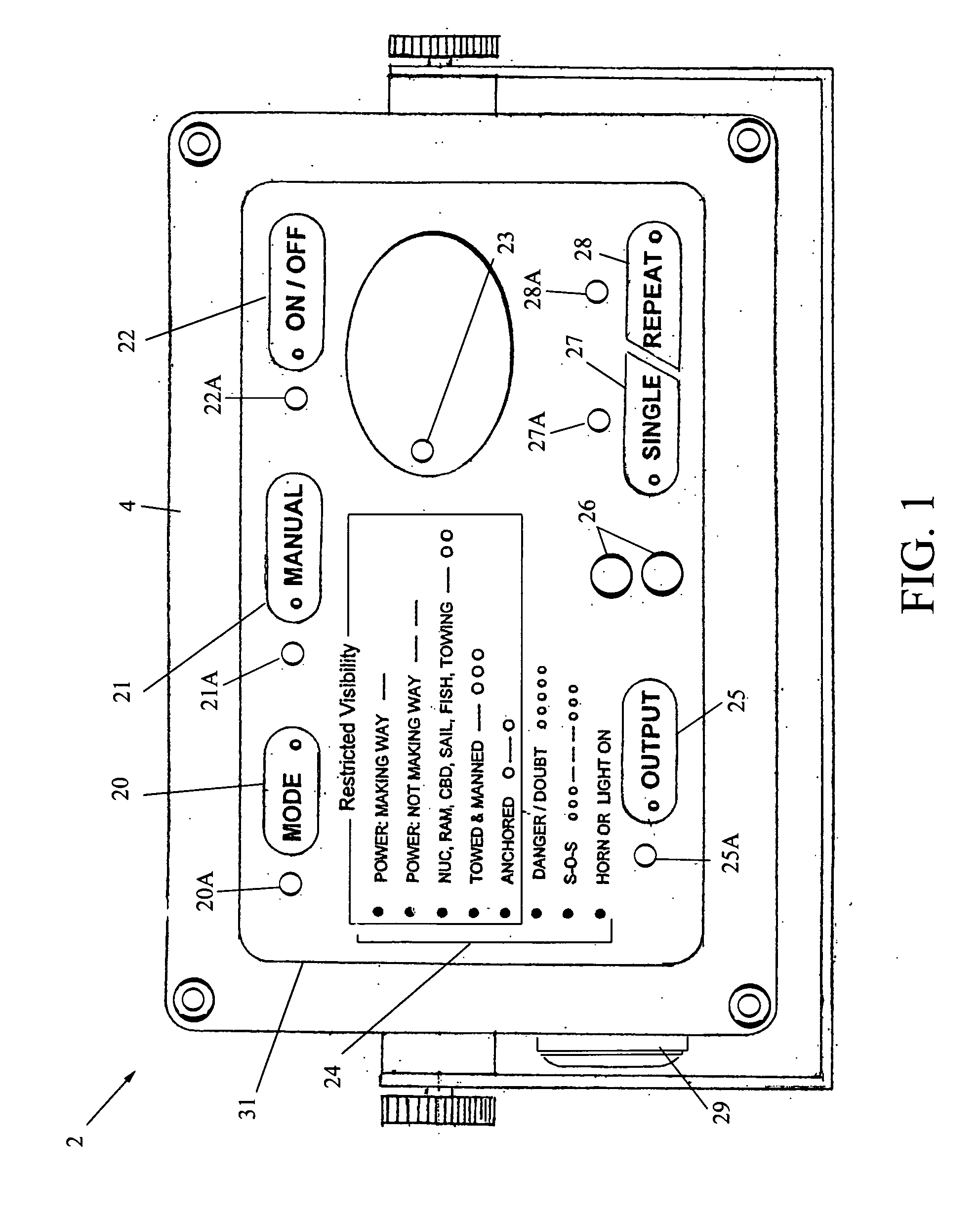 Automatic marine signaling system