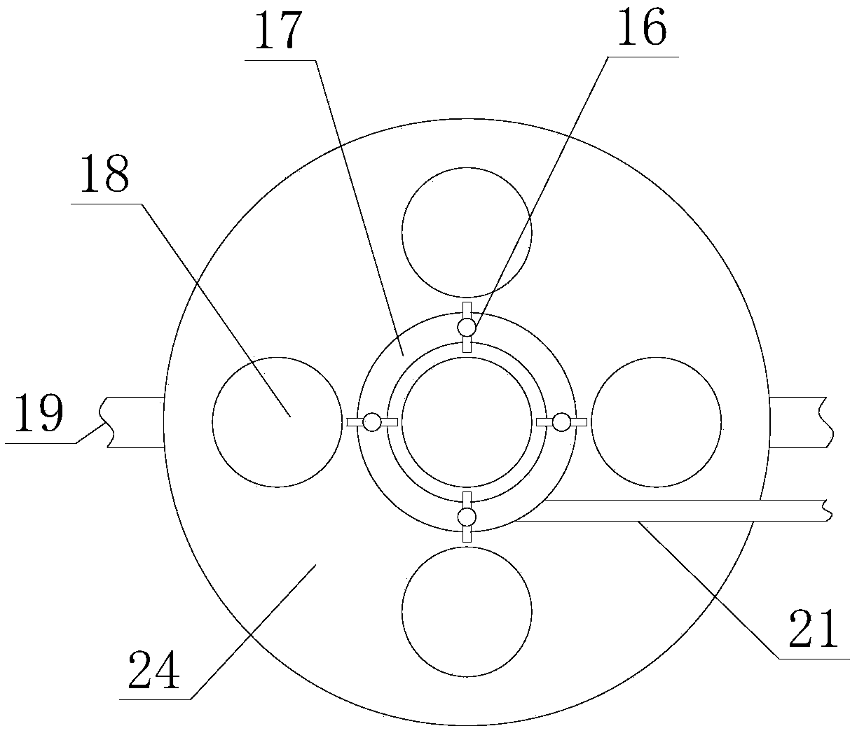 Casting polishing device