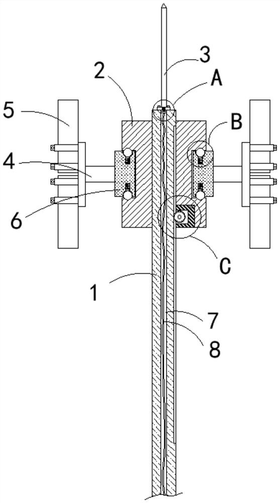 Lightning protection communication tower with higher safety