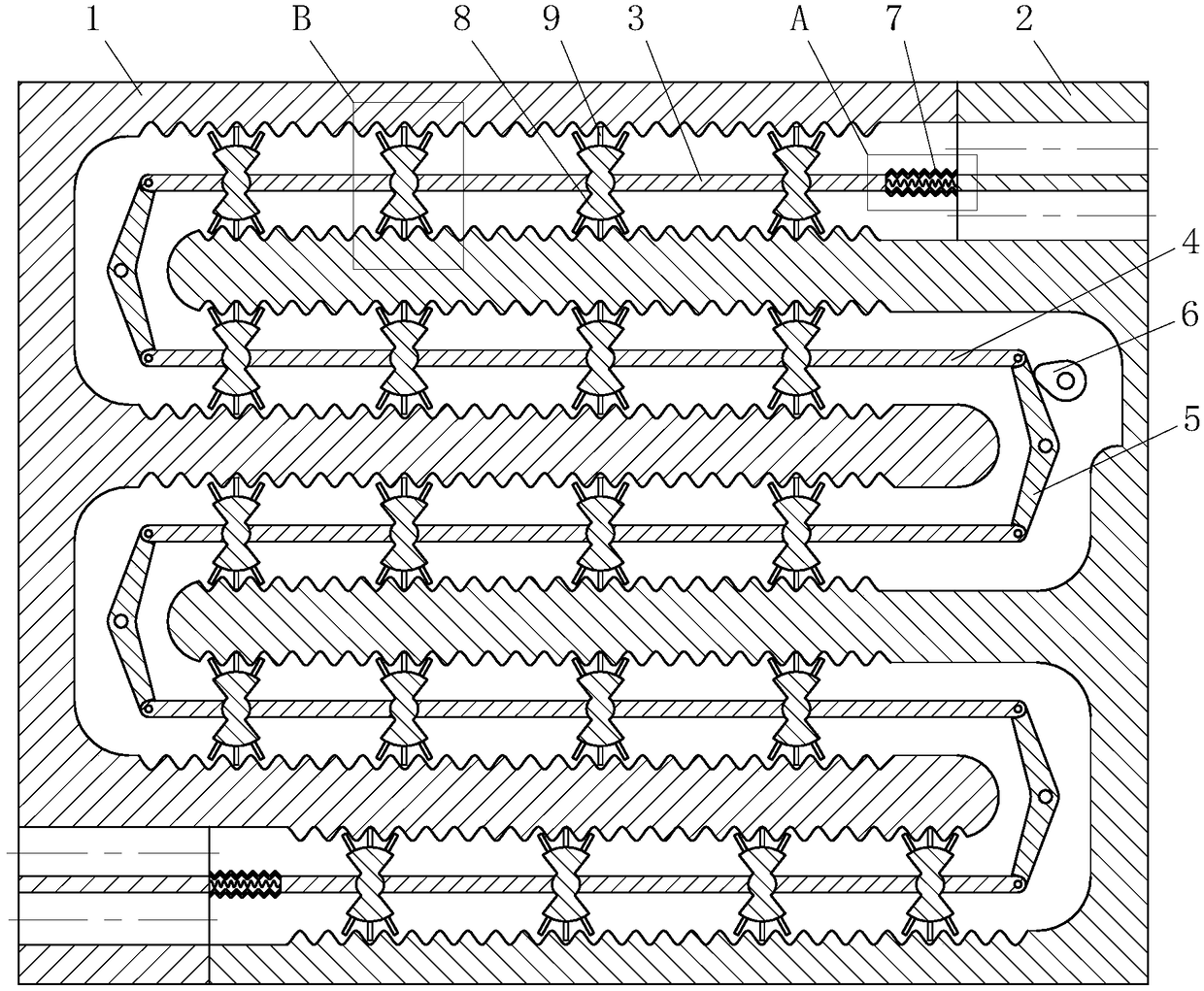 Heat exchanger for industrial production