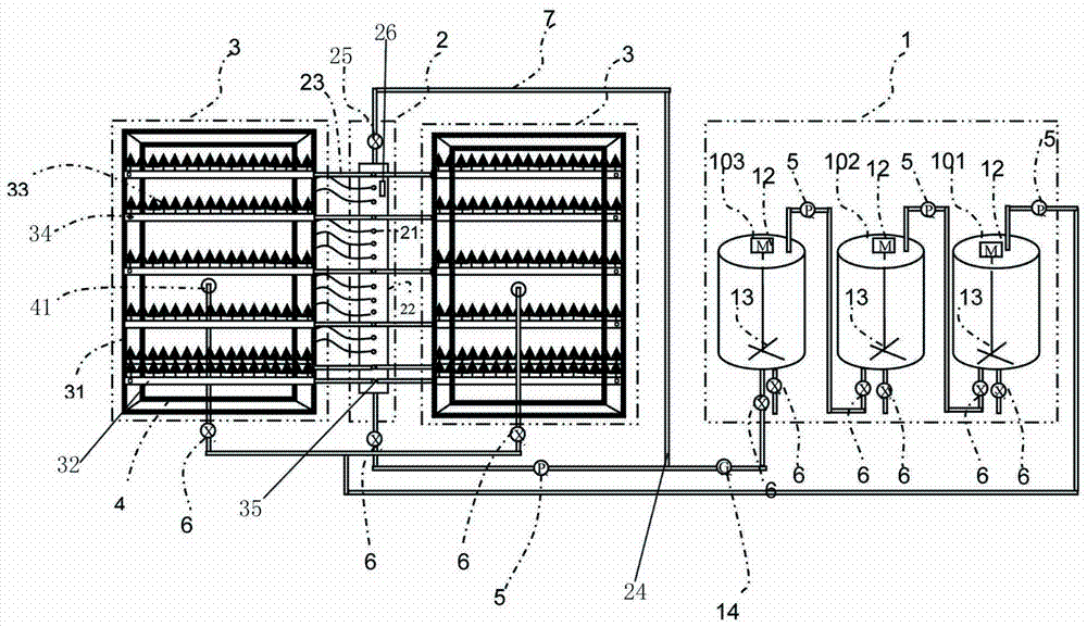 A uniform liquid supply system for multi-nozzle high-voltage electrospinning mass production equipment