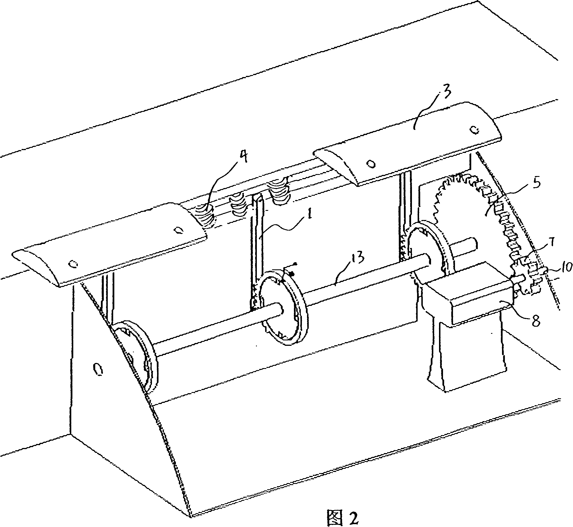 Automatic power generating and power supply system by using vehicular dive flap or deceleration strip