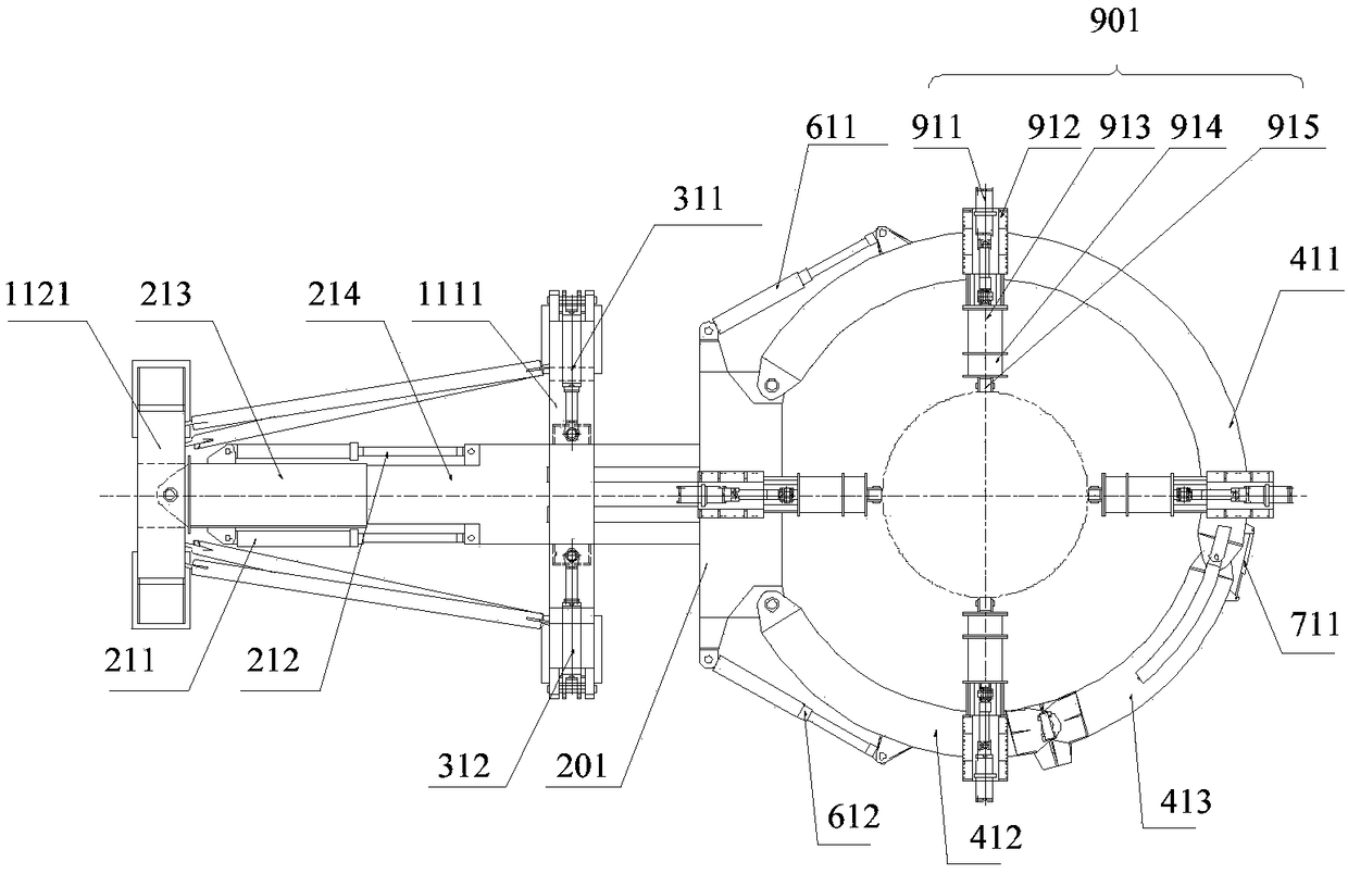 Pile holding machine