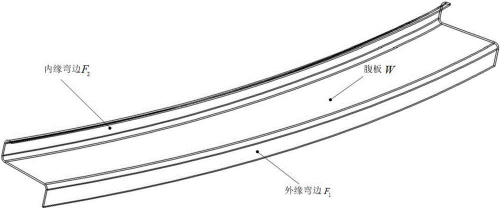 Method for controlling warping of web of large frame type sheet metal part