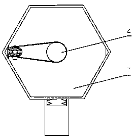 Swing type garden trimming device