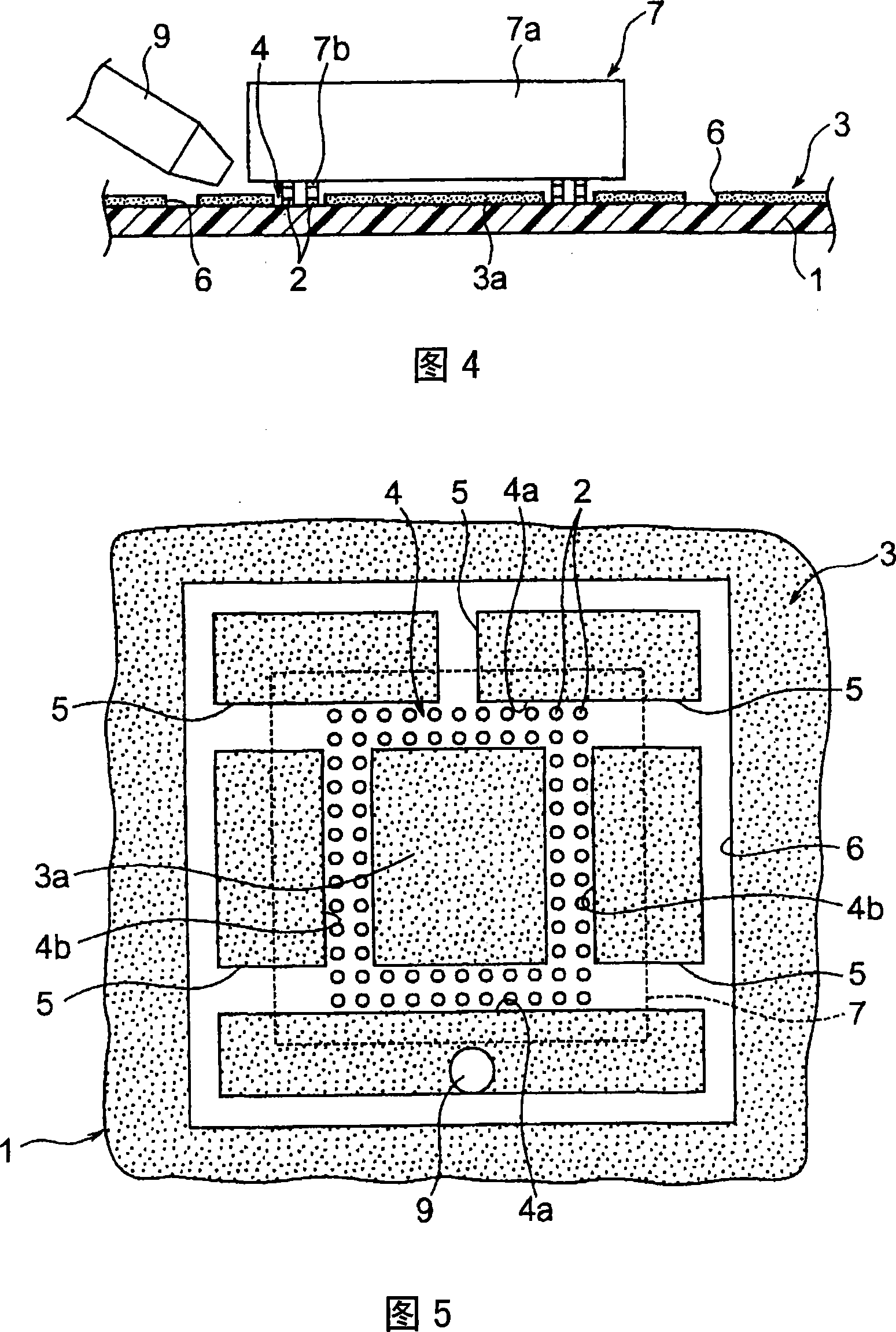 Mounting structure of electronic component