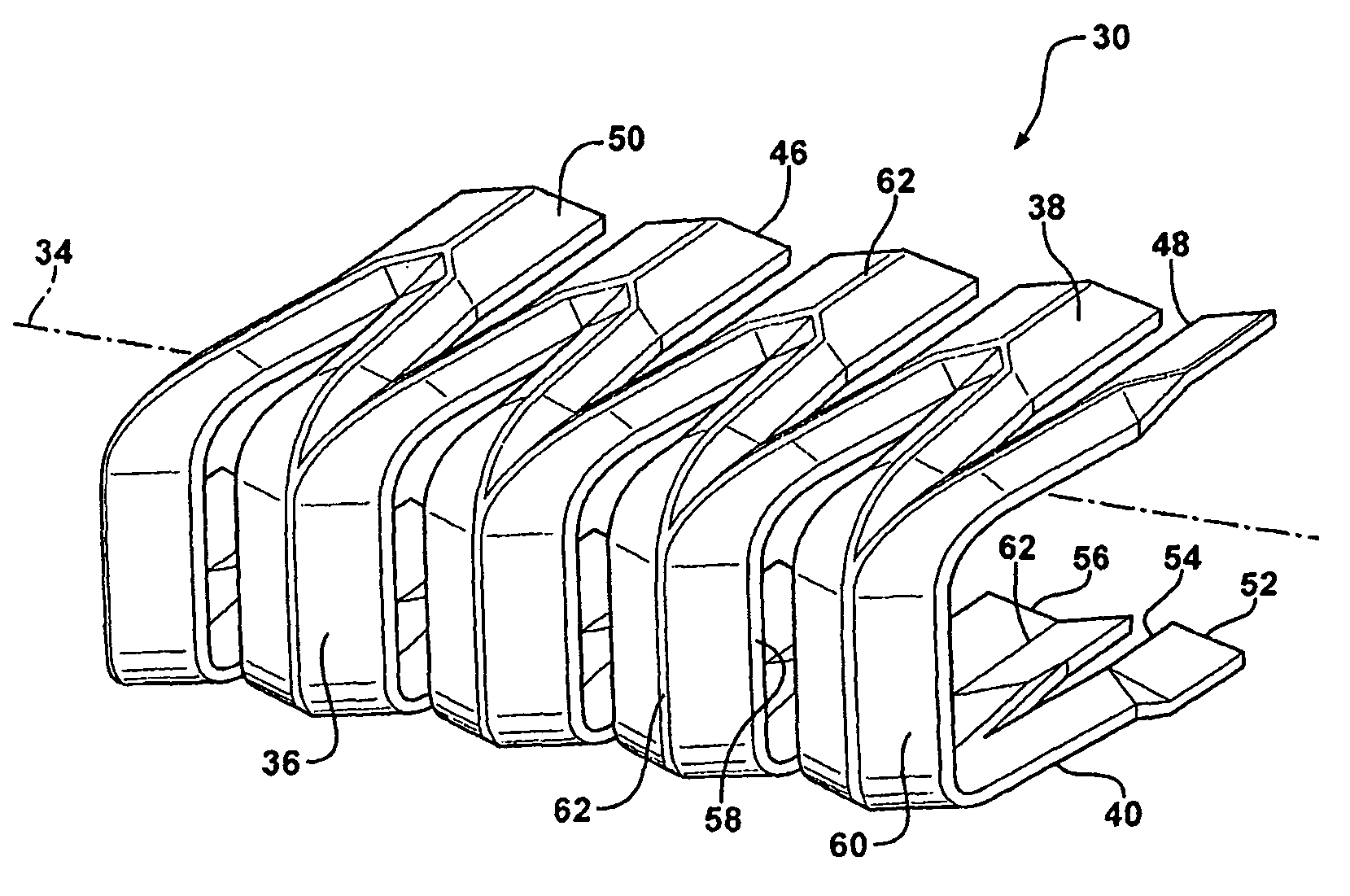 Mechanically stiffened weatherseal carrier