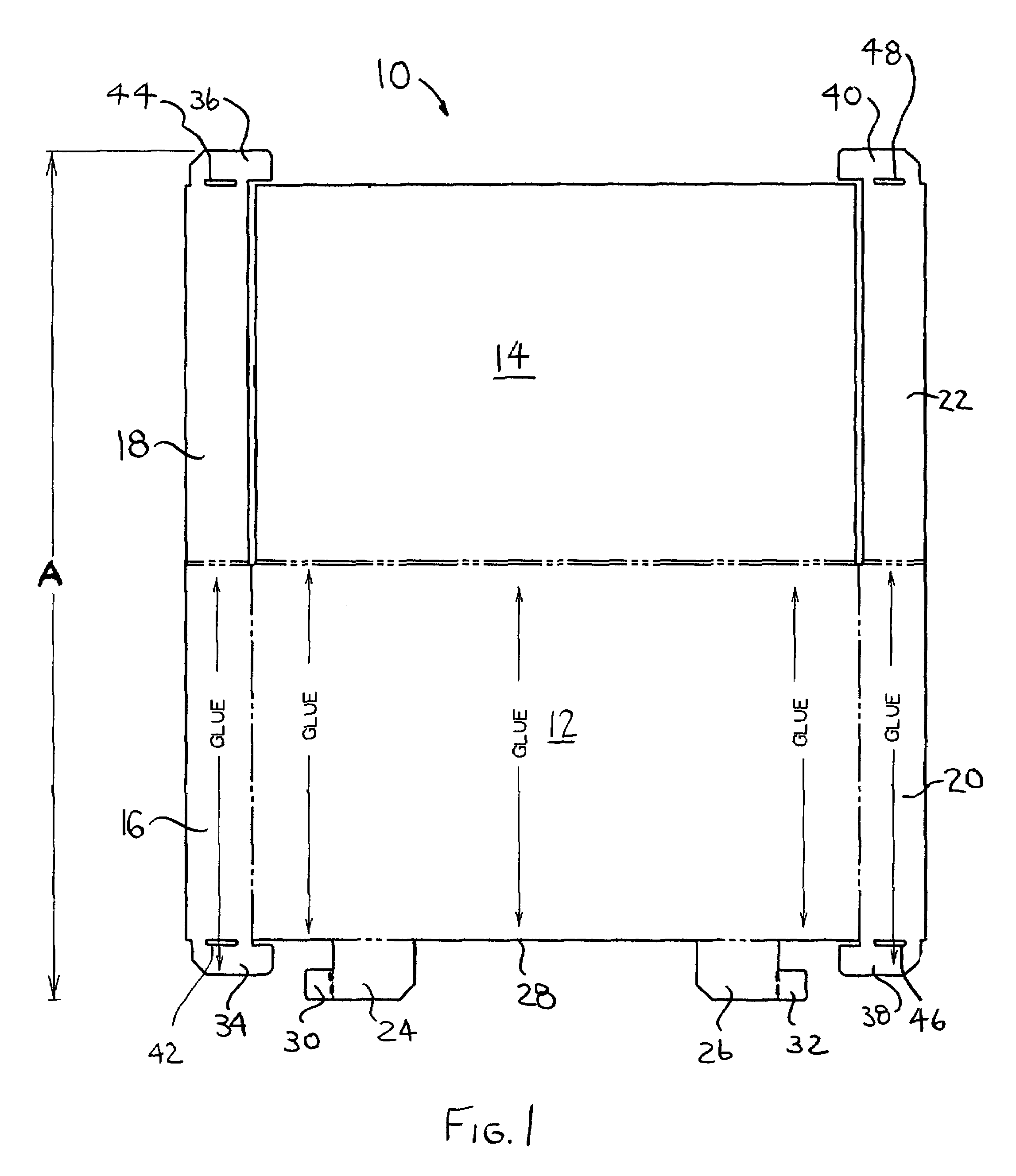 Flip-up headers for point-of-purchase displays