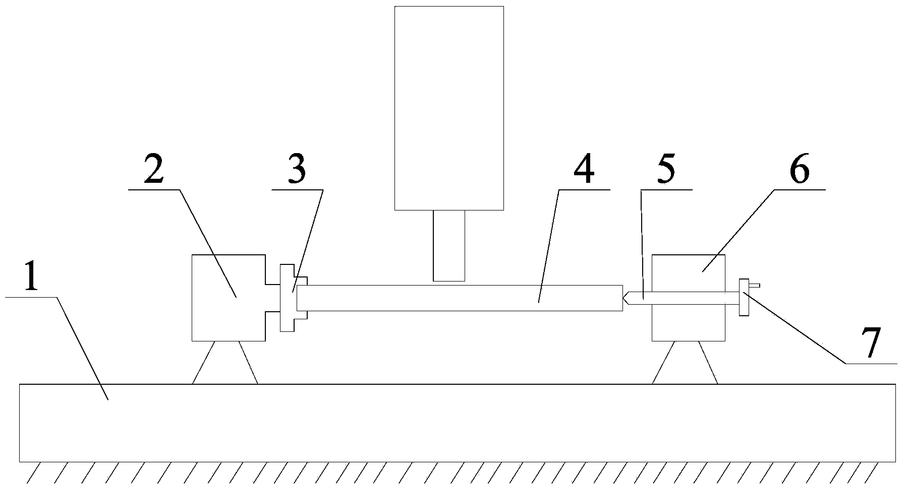 Horizontal type machine tool automatic clamping device and horizontal type machine tool