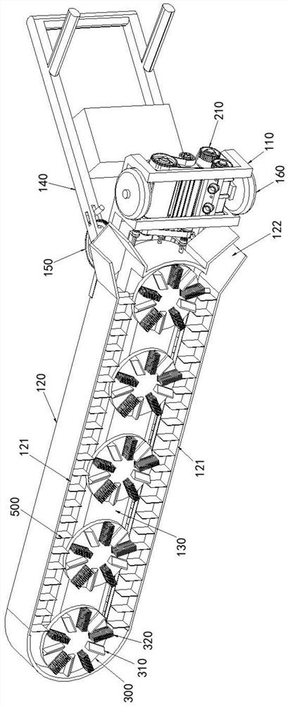 A versatile snow removal device for tight spots