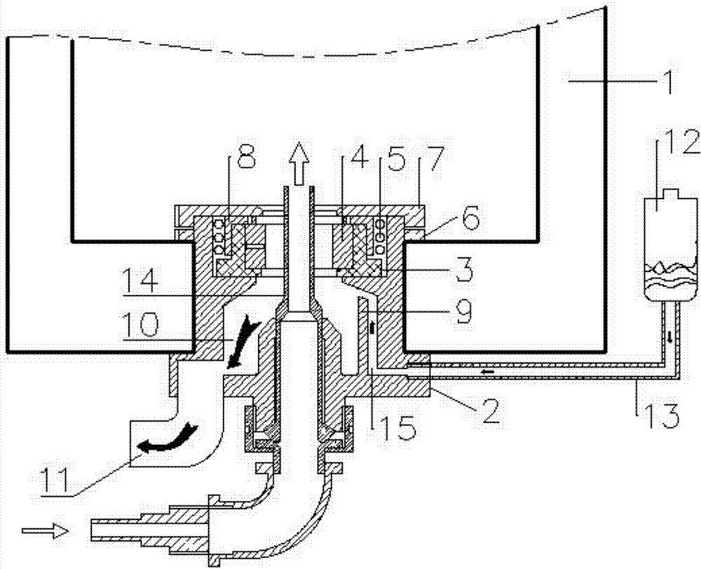 Lower bearing device without grease pollution of tube centrifuge and lubricating method