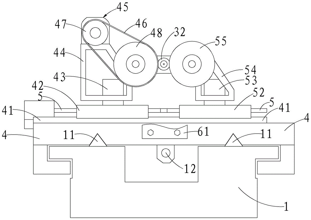 Javelin grinding machine tool