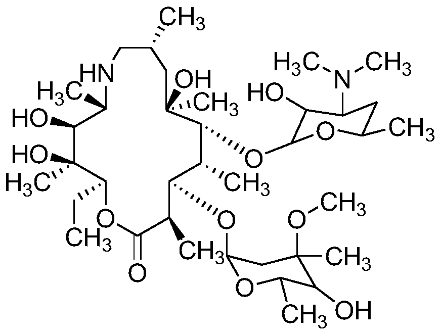 Method for measuring related substances of azithromycin capsule by high performance liquid chromatography