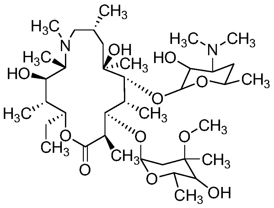 Method for measuring related substances of azithromycin capsule by high performance liquid chromatography