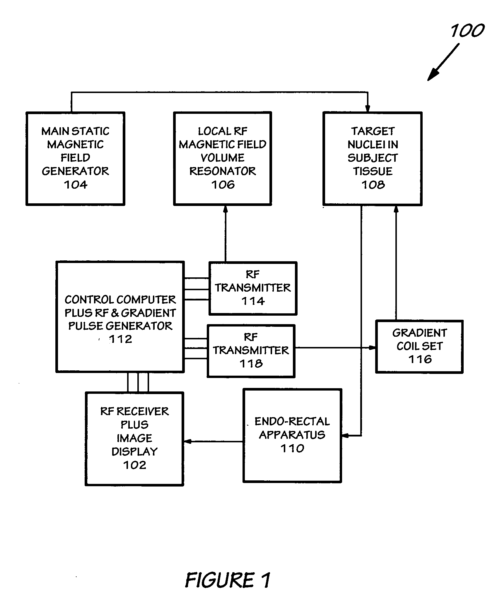 Systems, methods and apparatus for an endo-rectal receive-only probe