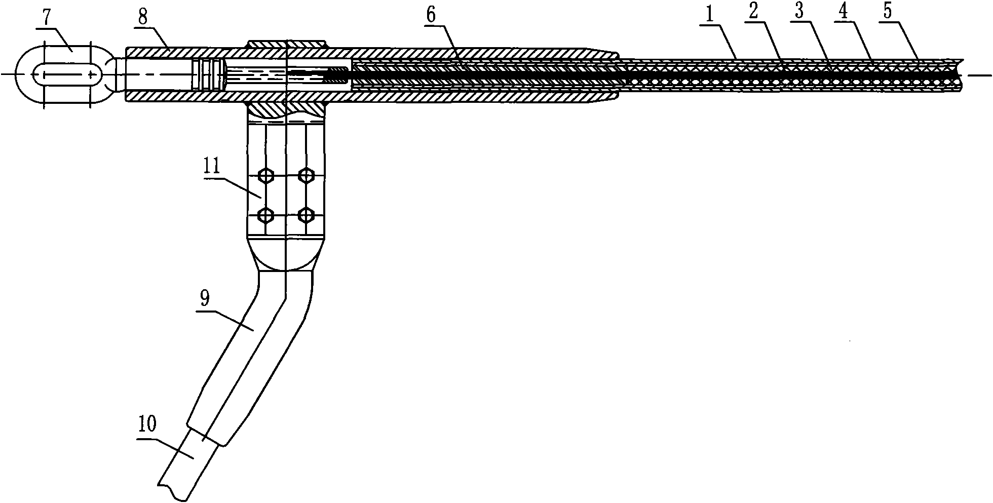 Dead-end clamp for supporting expanded diameter conductors