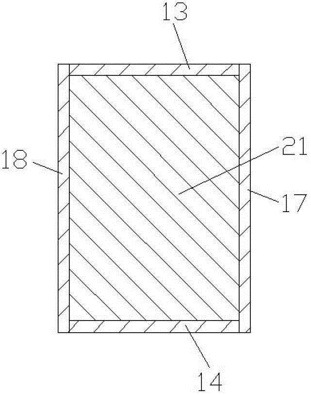 Mechanically telescopic device with three connection pipes