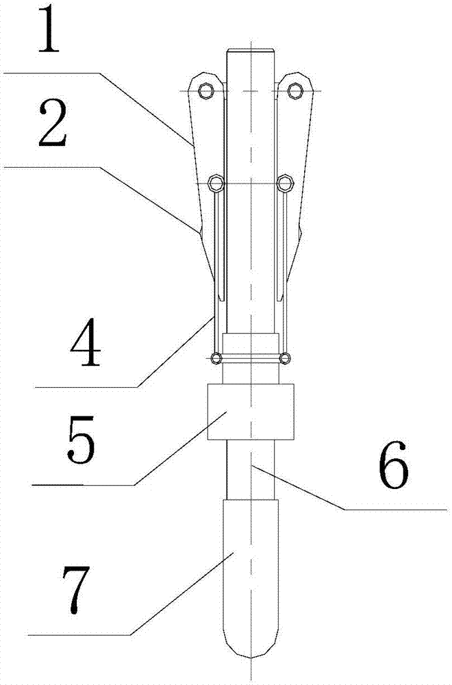 A kind of working tool for live-elimination of power supply line of drainage board