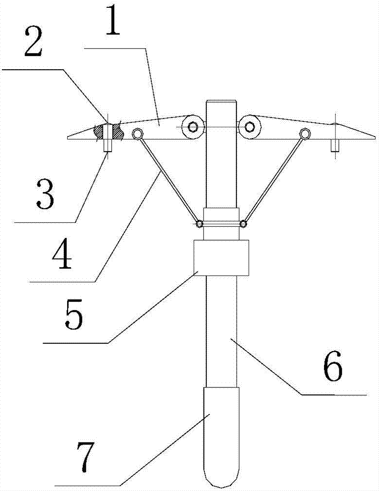 A kind of working tool for live-elimination of power supply line of drainage board