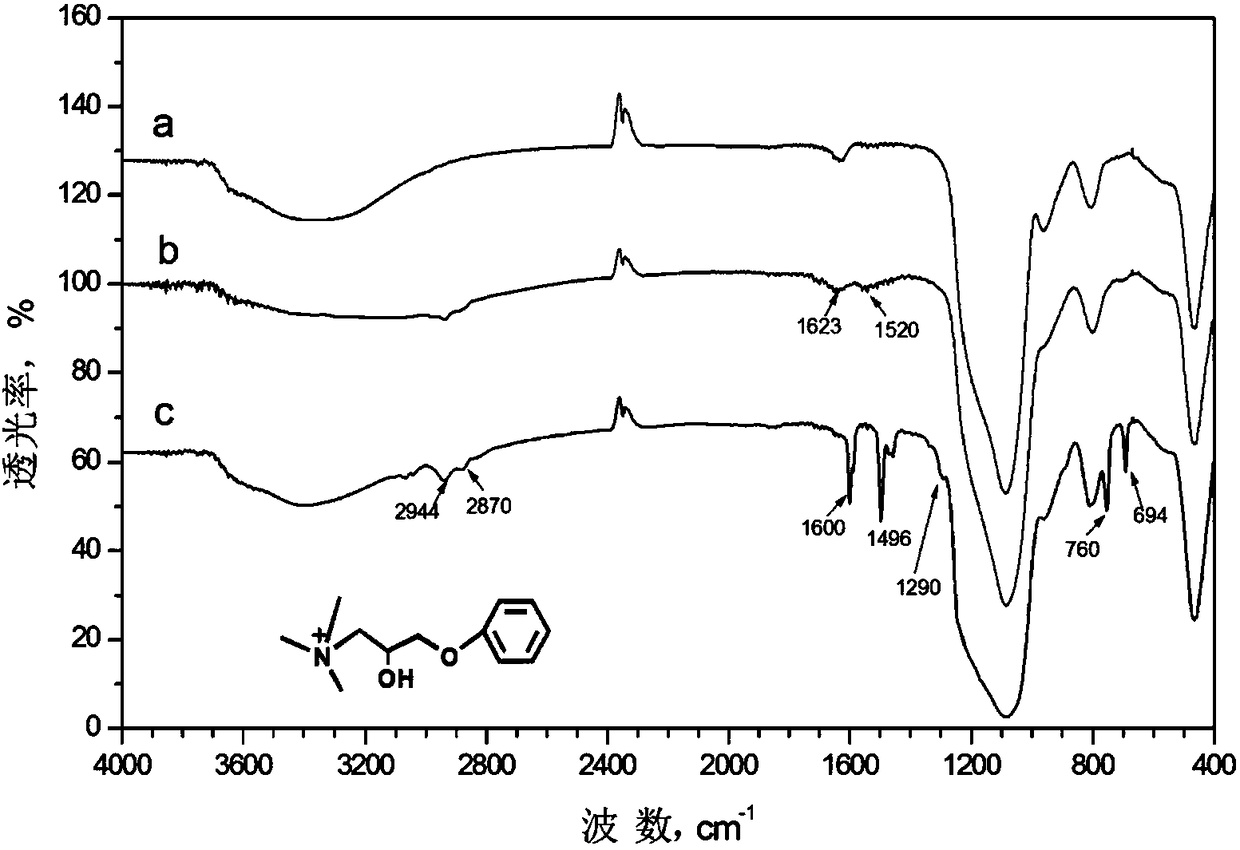 Multifunctional mesoporous silicone solid-phase extraction agent and preparation method and application thereof