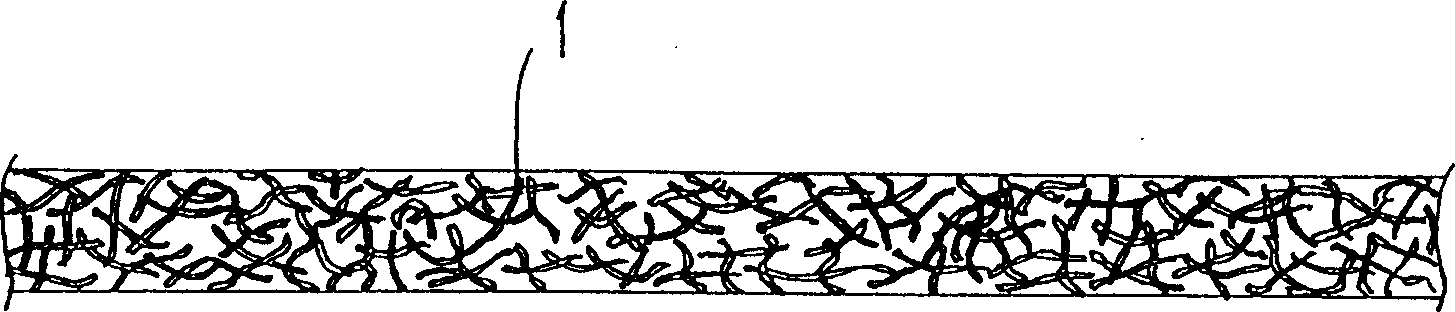 Tree bast fiber non-woven cloth and its processing method