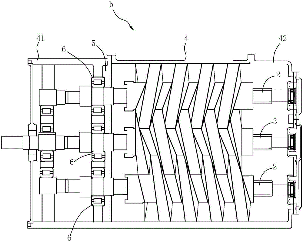 Preparation method of rubber lined three-screw pump