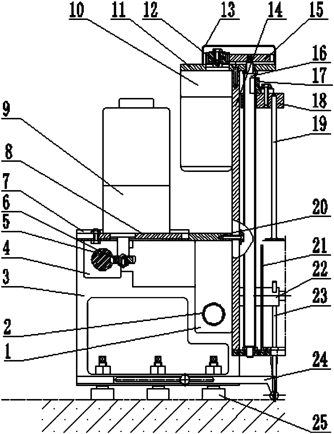 Spliced-type automatic travelling seam beautifying equipment