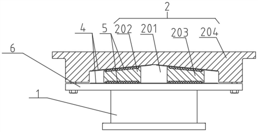 Modular height adjusting device, support and intelligent adjusting system