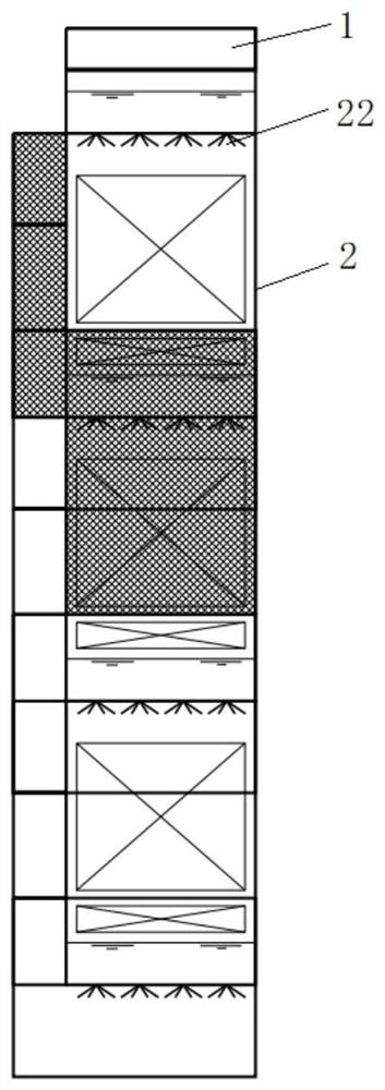 High-temperature sewage self-desalting multi-effect distillation equipment