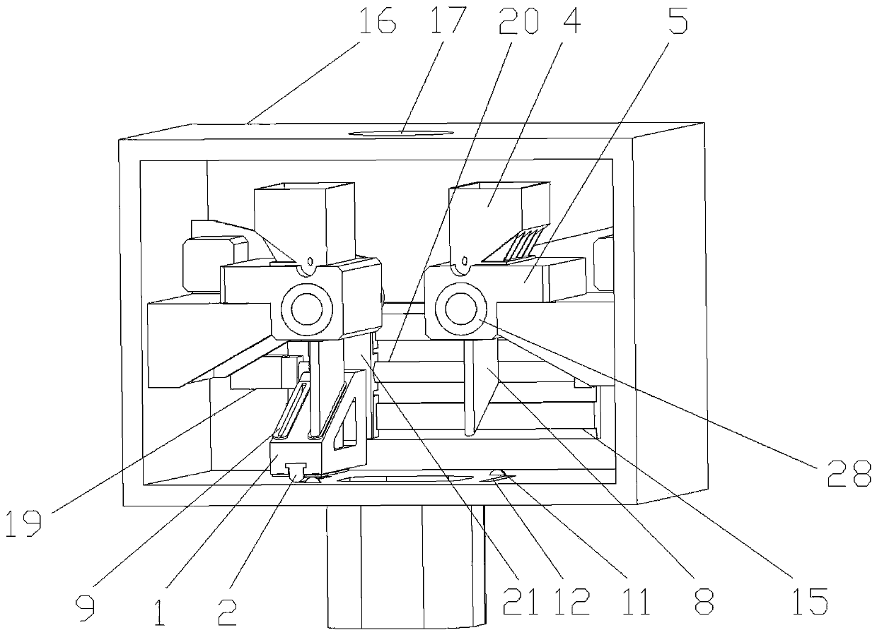 Bidirectional quantitative powder supplying and spreading device for additive manufacturing