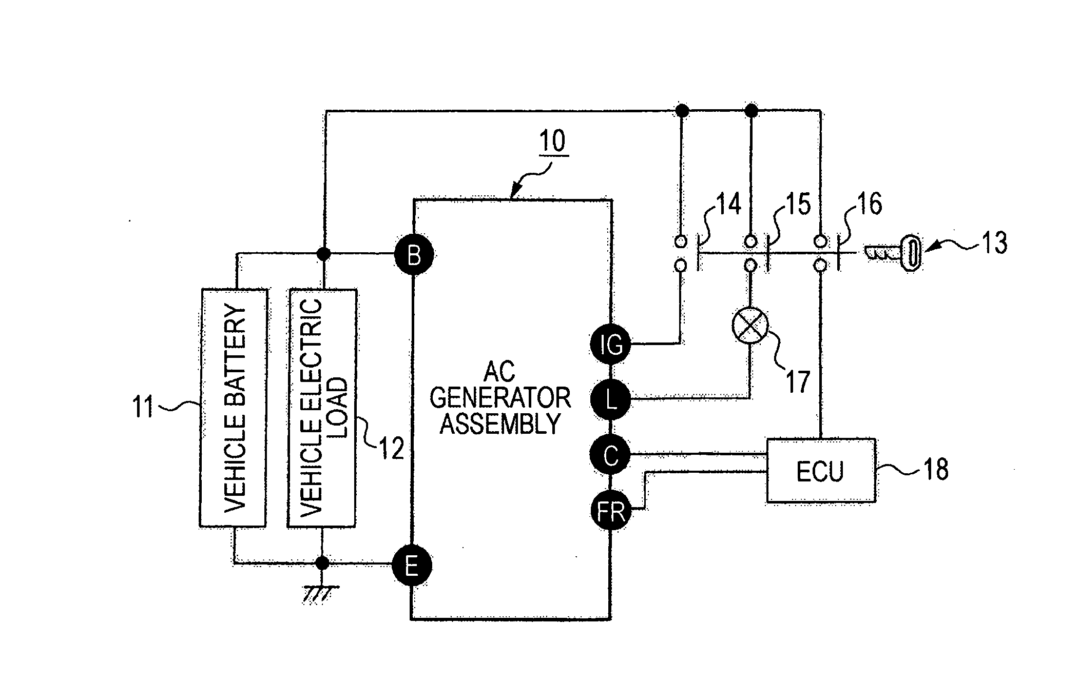 Controller for vehicle AC generator