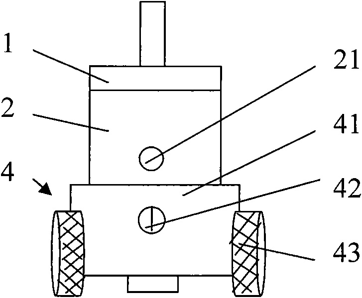 Inserting pipe-type spinning nozzle