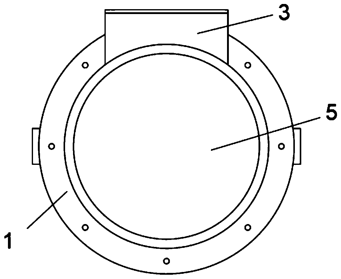 Explosion-proof protection structure for dangerous gas environment of laser radar