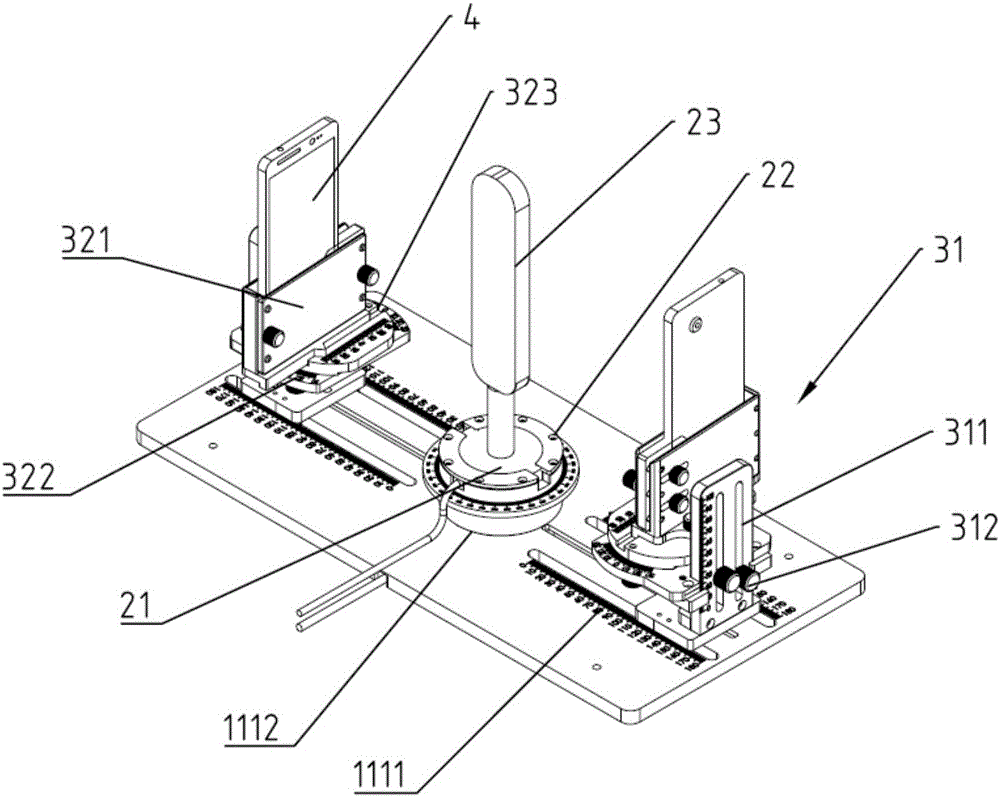 Radio frequency performance test device