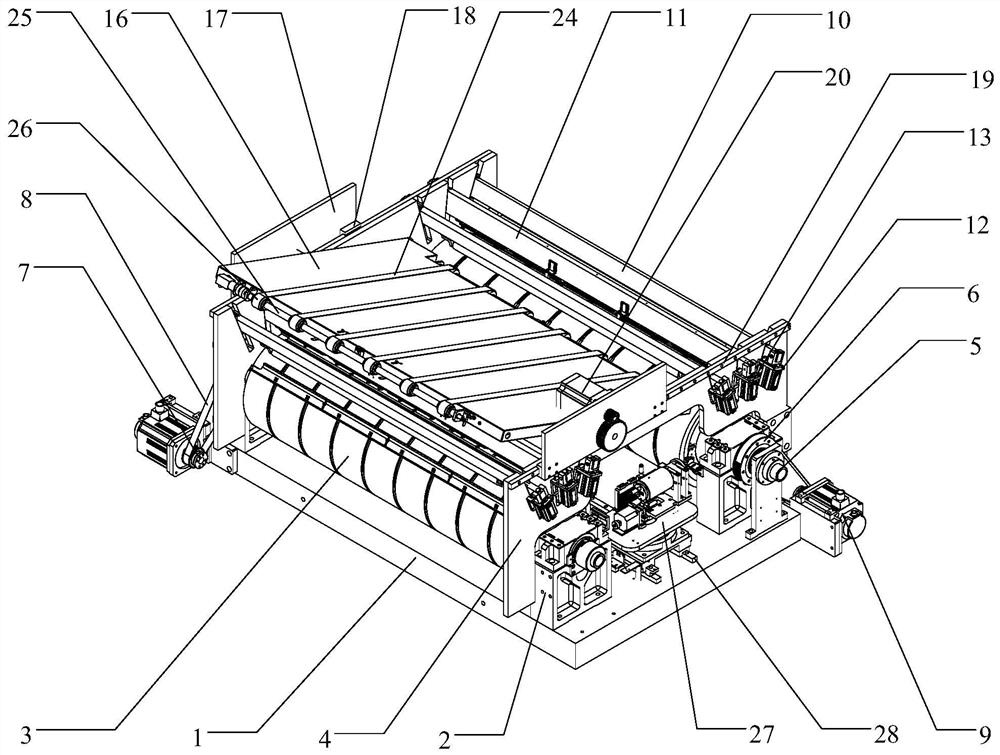 Photoetching machine equipment with symmetrical double-roller structure