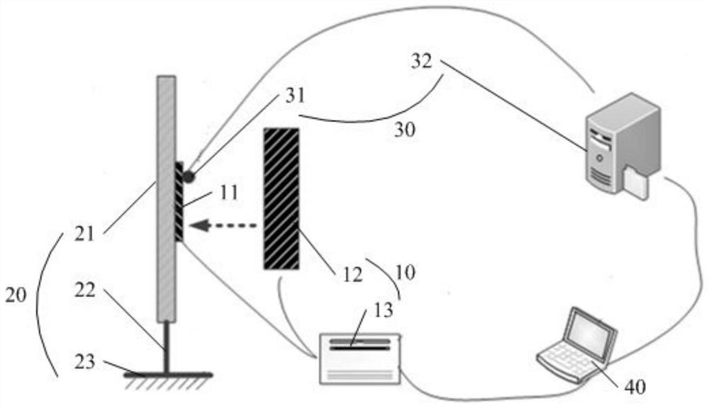 Modal test preload applying device, modal test system and preload applying method