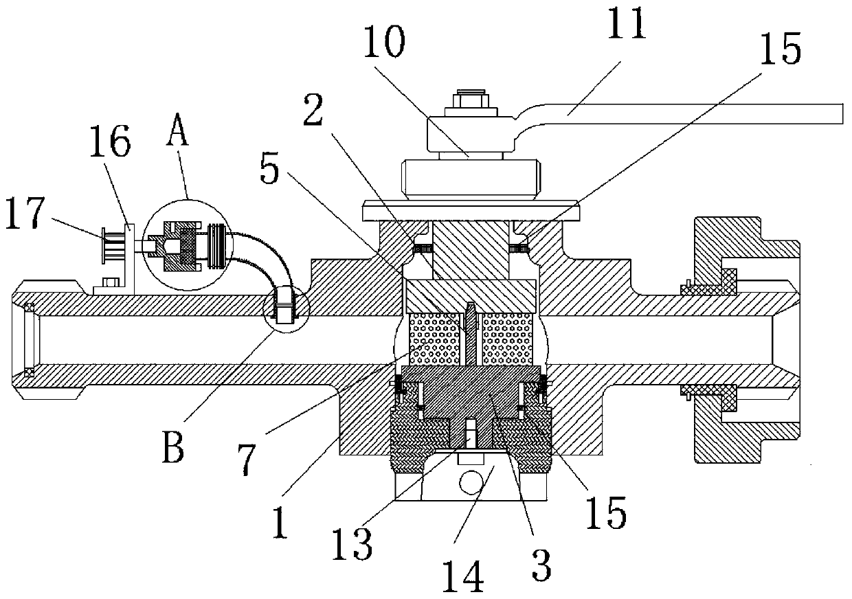 Plug valve with split type plug core structure