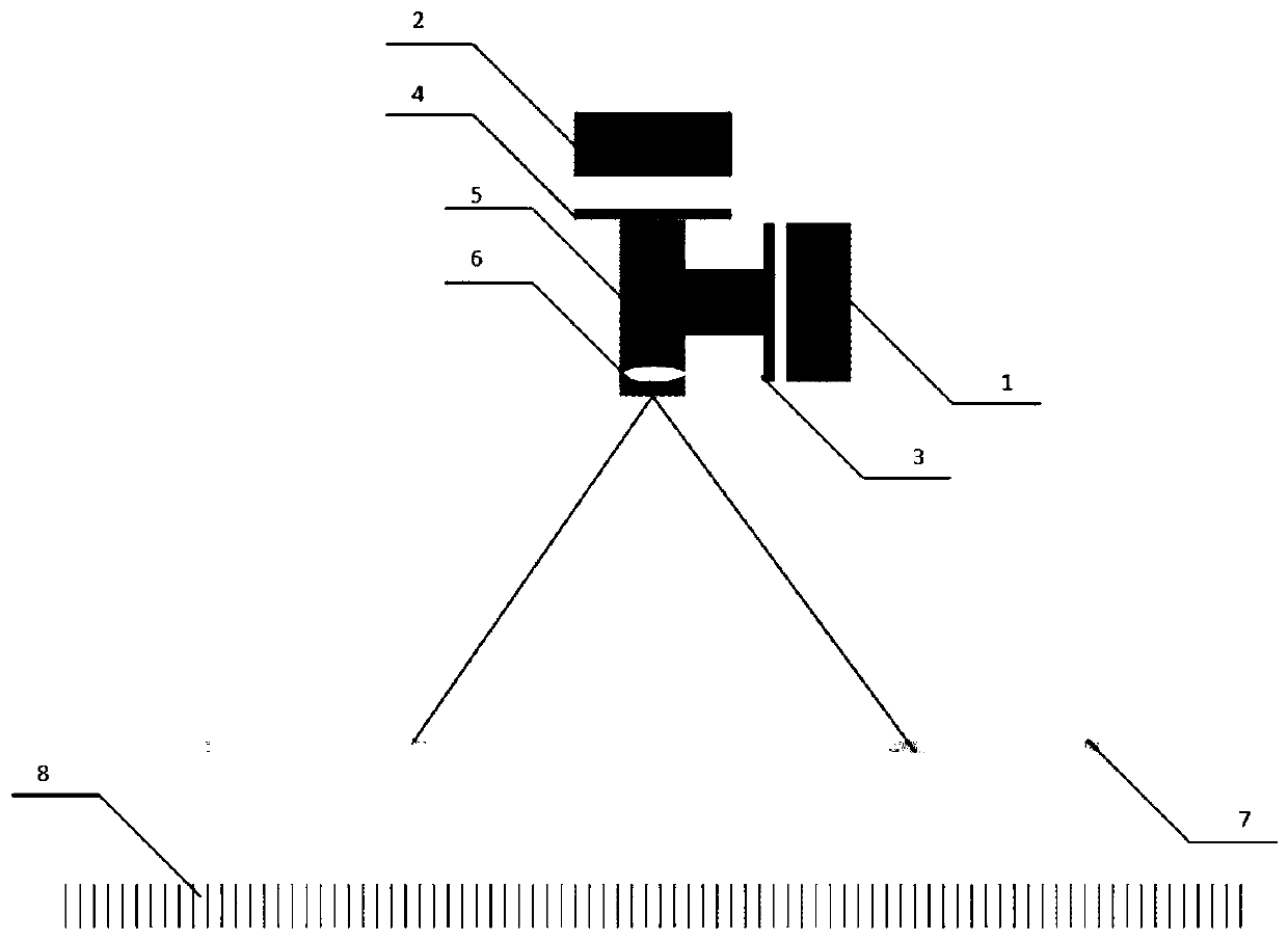 Square-wave structure optical illuminating realization method based on polarization