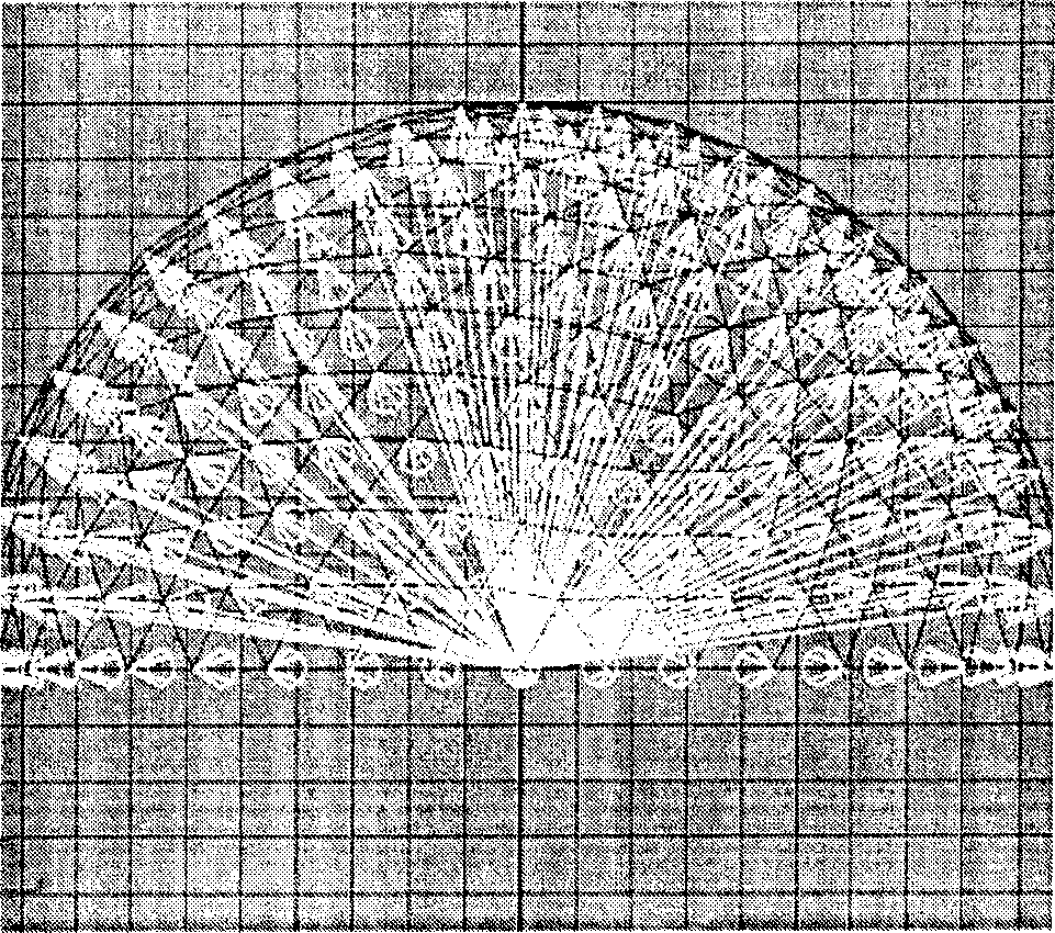 Setting up method for 3D virtual reality by using matrix to realize simulation of irradiation from ambient light