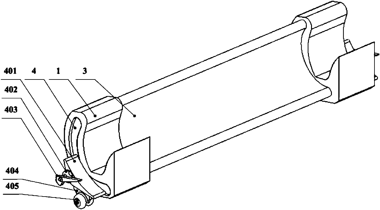 Dedicated towing device for contour plate