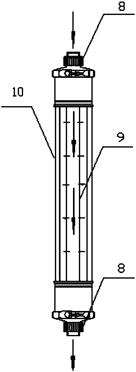 Online detachable large-flow filter