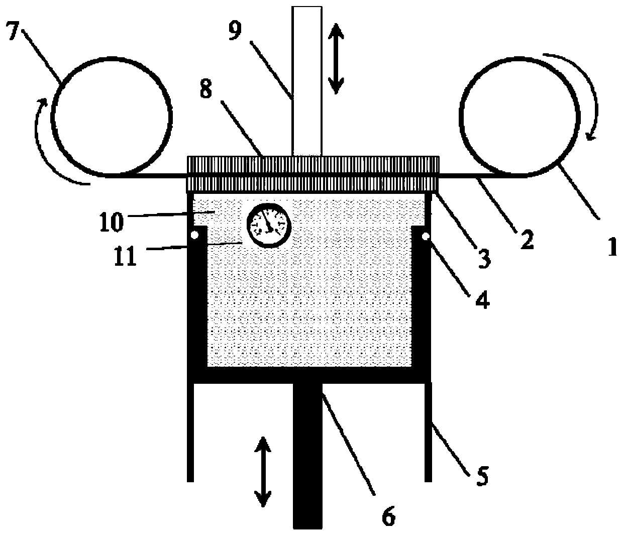 A copper foil perforator based on chemical etching and its production process