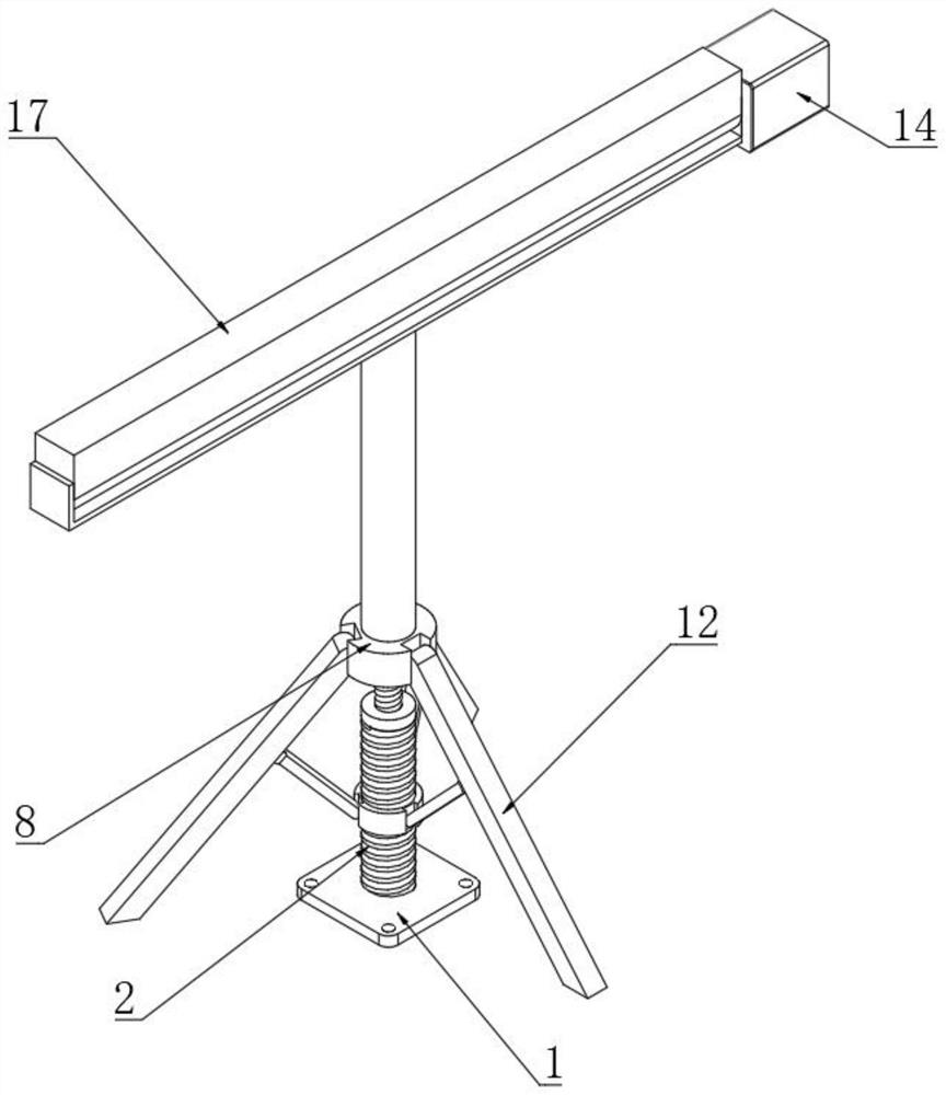 Support equipment of advertising board capable of resisting strong wind