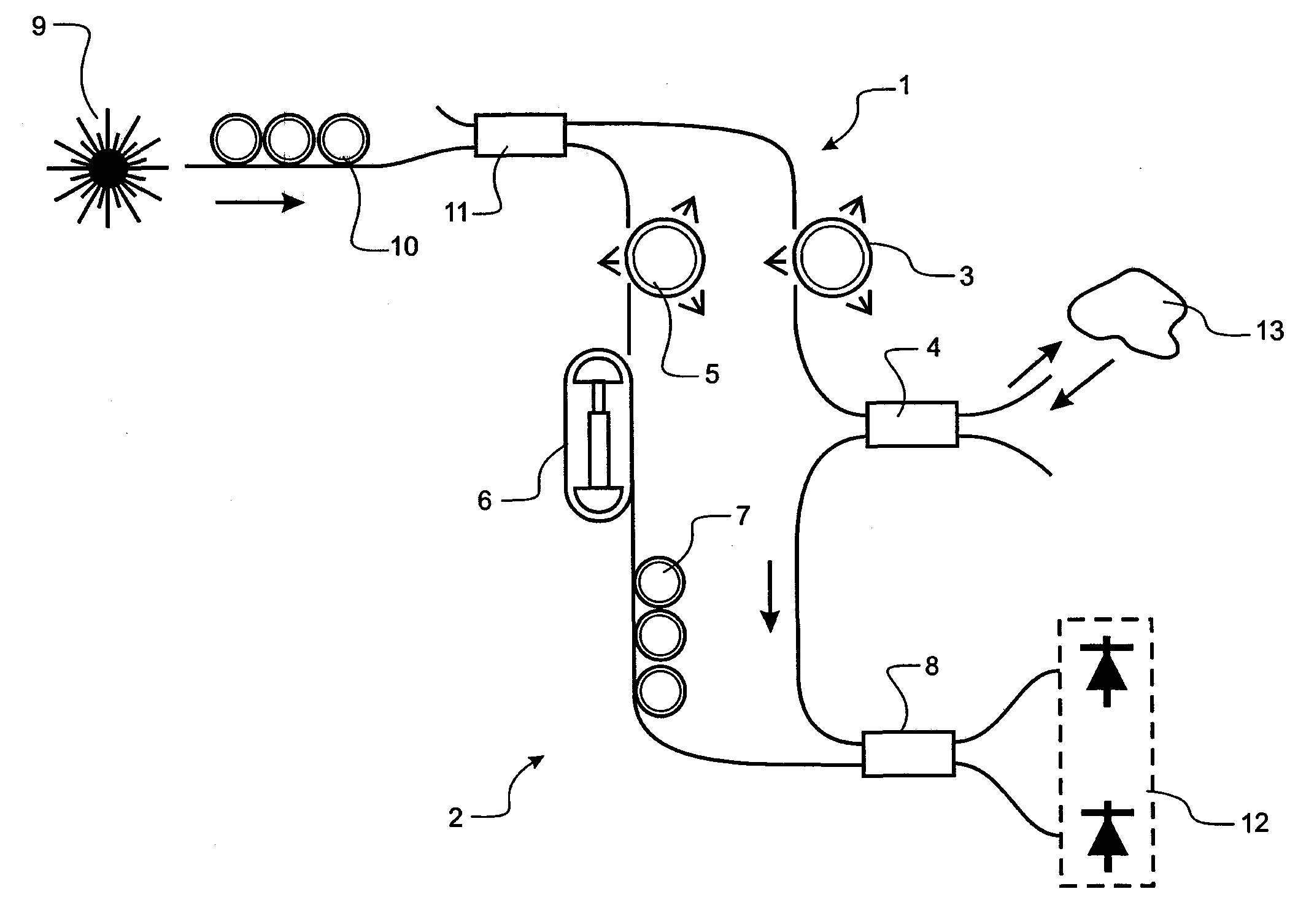 Dual Fiber Stretchers for Dispersion Compensation