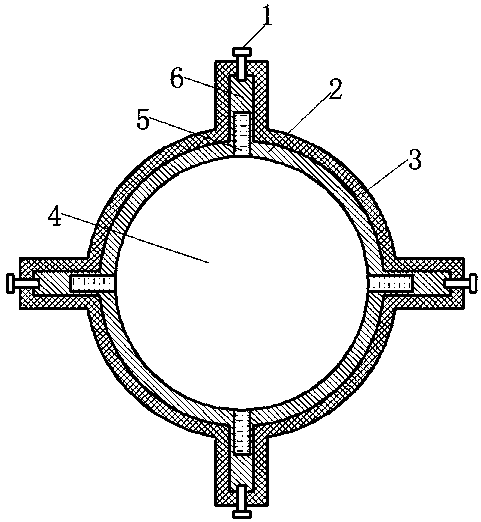 Power supply support for rotatably connecting